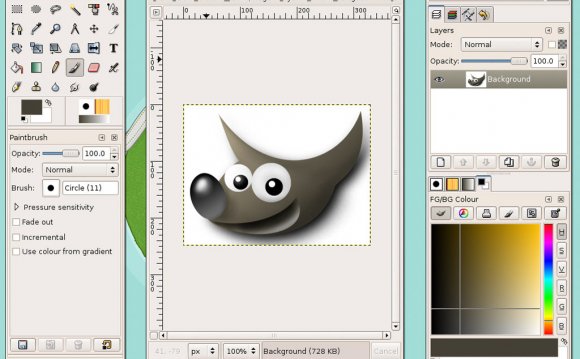 GIMP vector design program