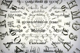 Different Typography Styles and Characters
