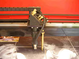 Jamieson Laser Engraving & Laser Cutting Machines, Laser Head & Guide Rails.