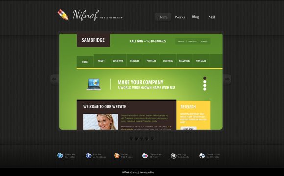 Graphic Design Portfolio websites templates