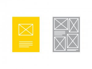 The need for negative space in a student portfolio